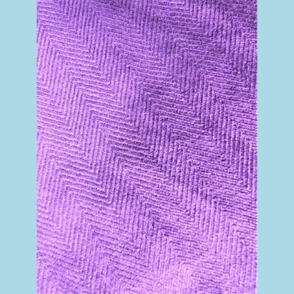 HERMES Shawl Libris Wrap Scarf Purple Cashmere Silk Oversized 80"/33" Authentic - Picture 8 of 12